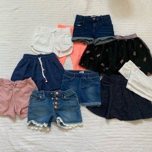 Lot of 4T Old Navy/Cat & Jack Summer Bottoms